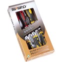 Assortimento giraviti con foro 5 pezzi serie s torx tamper resistant